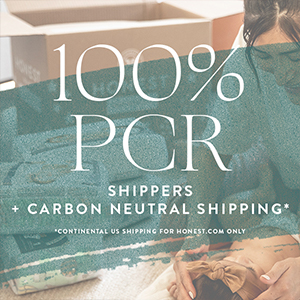 100% PCR shippers + carbon neutral shippers