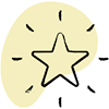 Icon of shining star